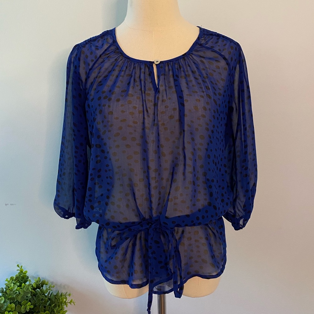The Limited sheer blouse
